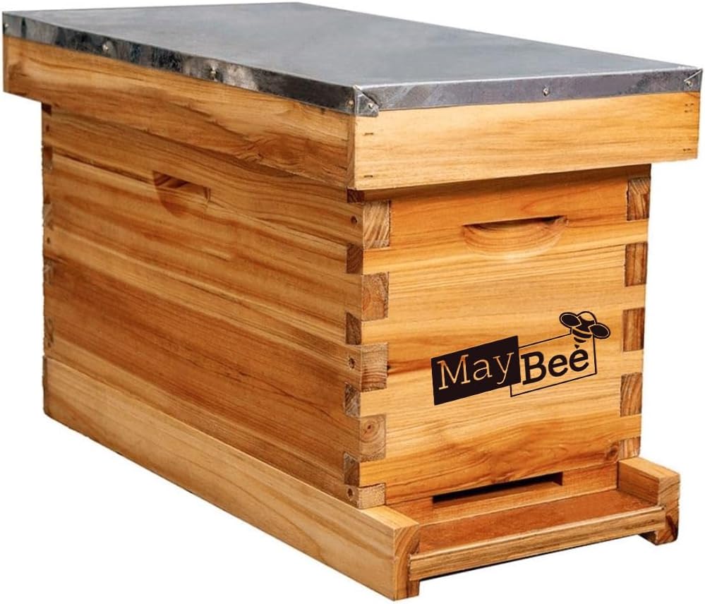 5-Frame Nuc Beehive Box with Beeswax Coating