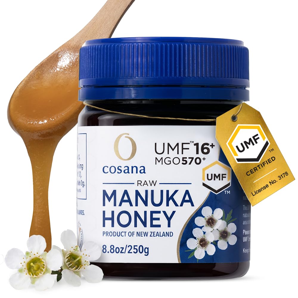 Cosana Raw Manuka Honey UMF 16+ – 8.8 oz