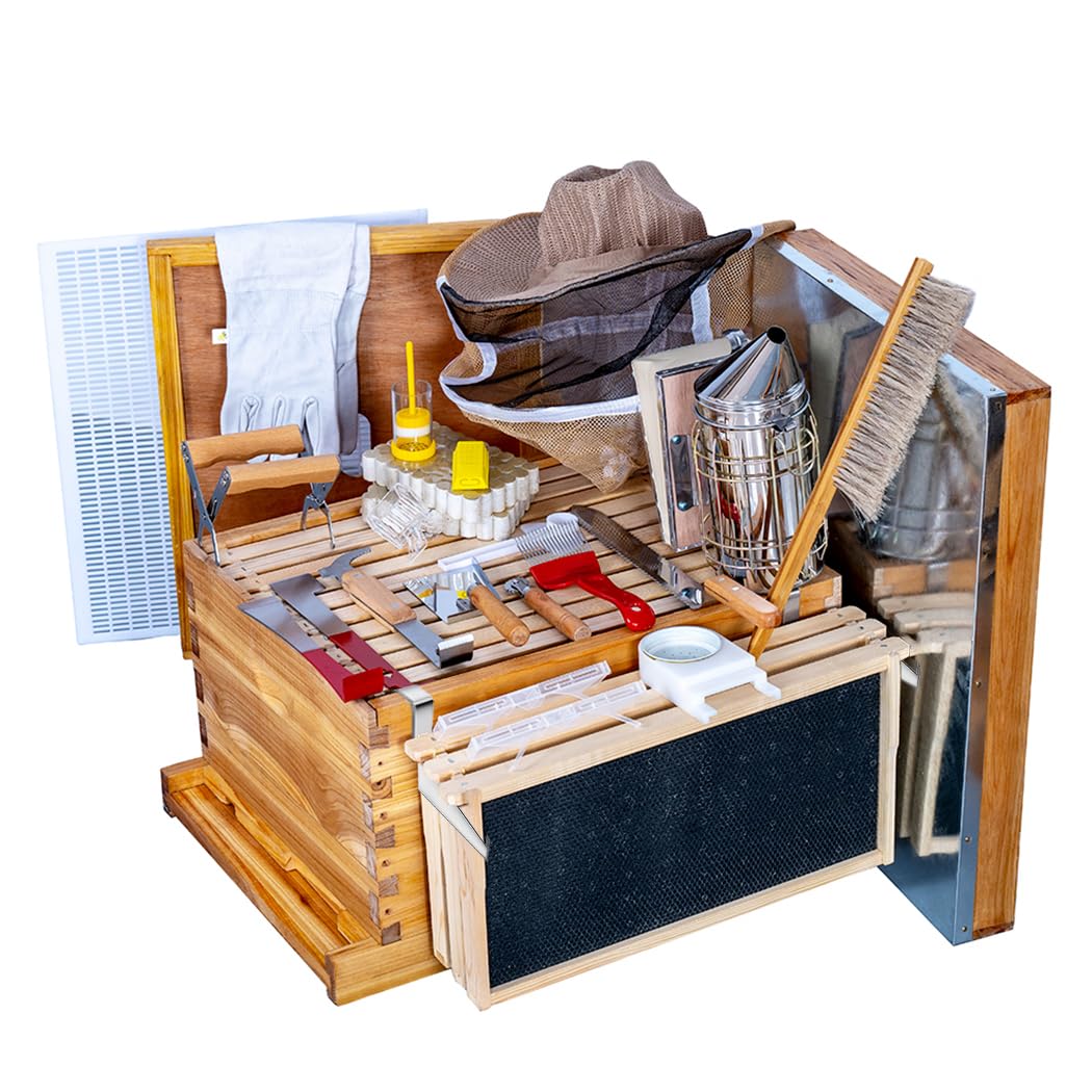 8-Frame Beehive Starter Kit with Tools