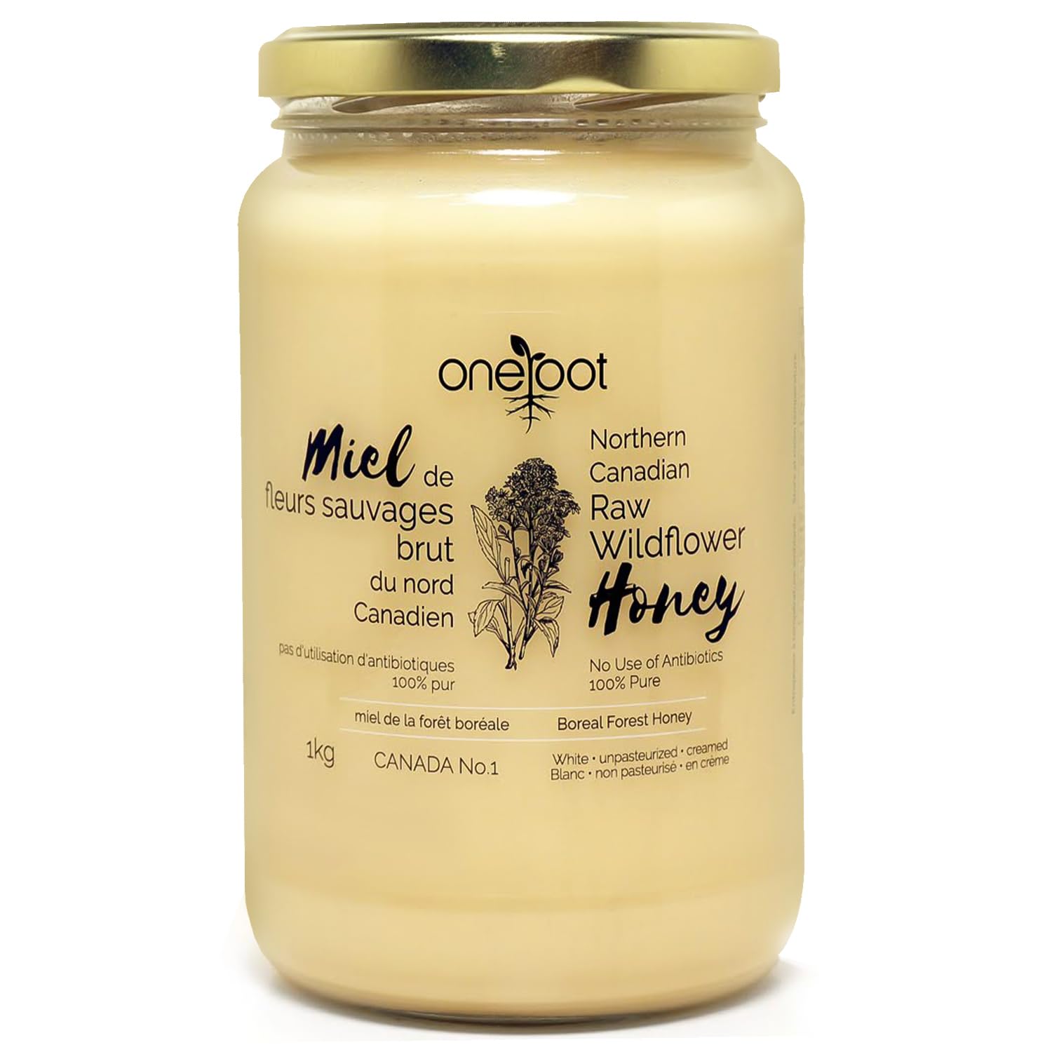 Oneroot Canadian Wildflower Honey – 1kg