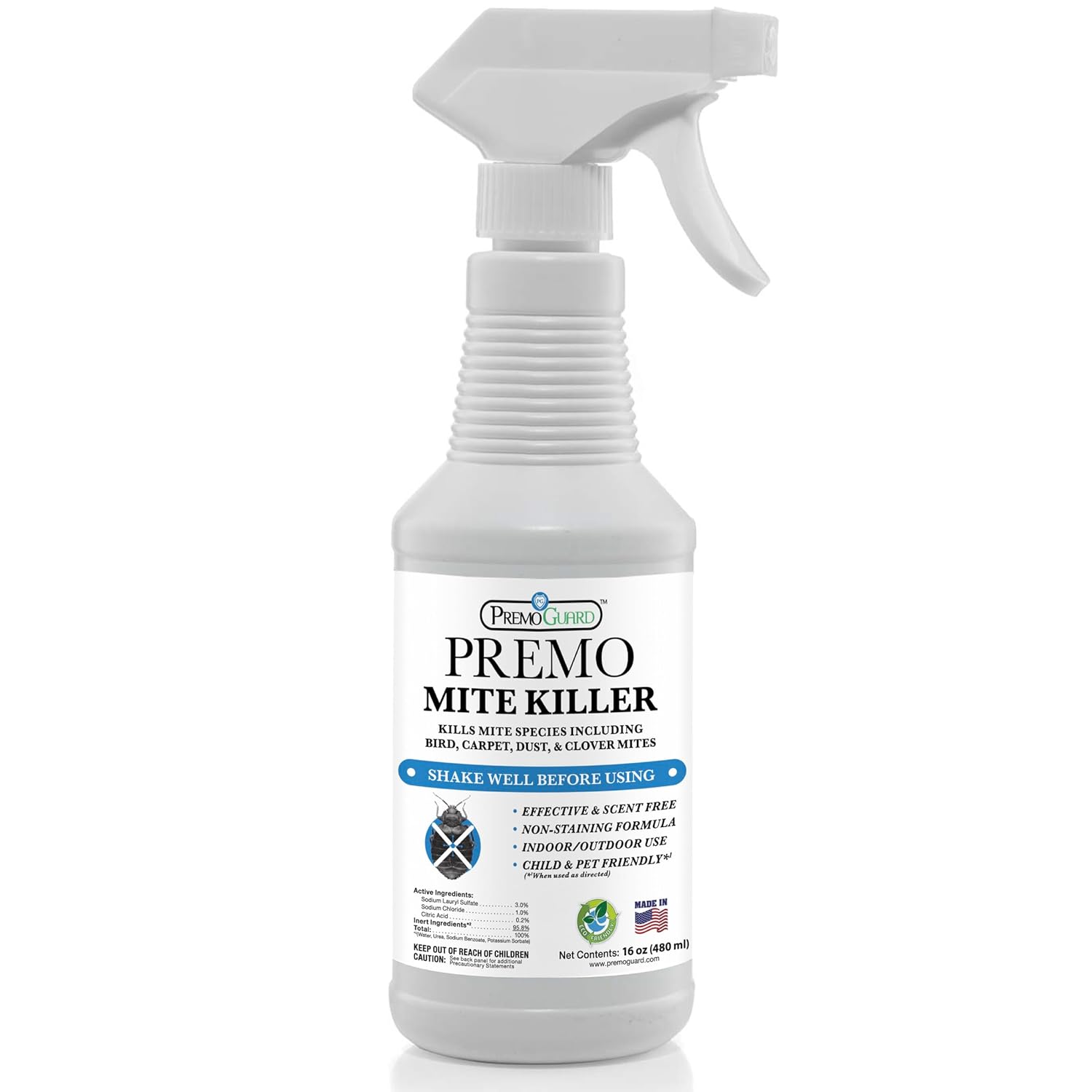 Premo Guard Natural Mite Spray – 16 oz